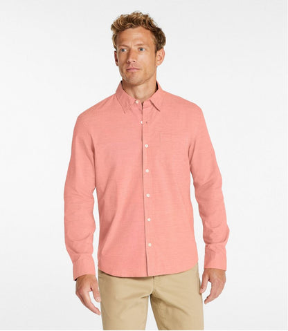 Men's Comfort Stretch Performance® Shirt, Long-Sleeve, Slightly Fitted Untucked Fit L.L.Bean Value