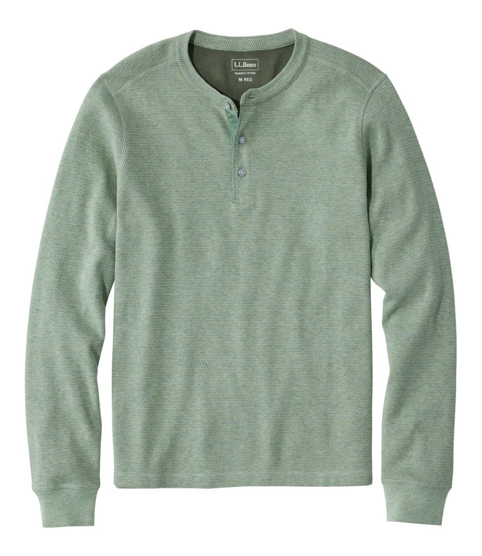 Men's Bean's Vintage Soft Knit Henley L.L.Bean Premium