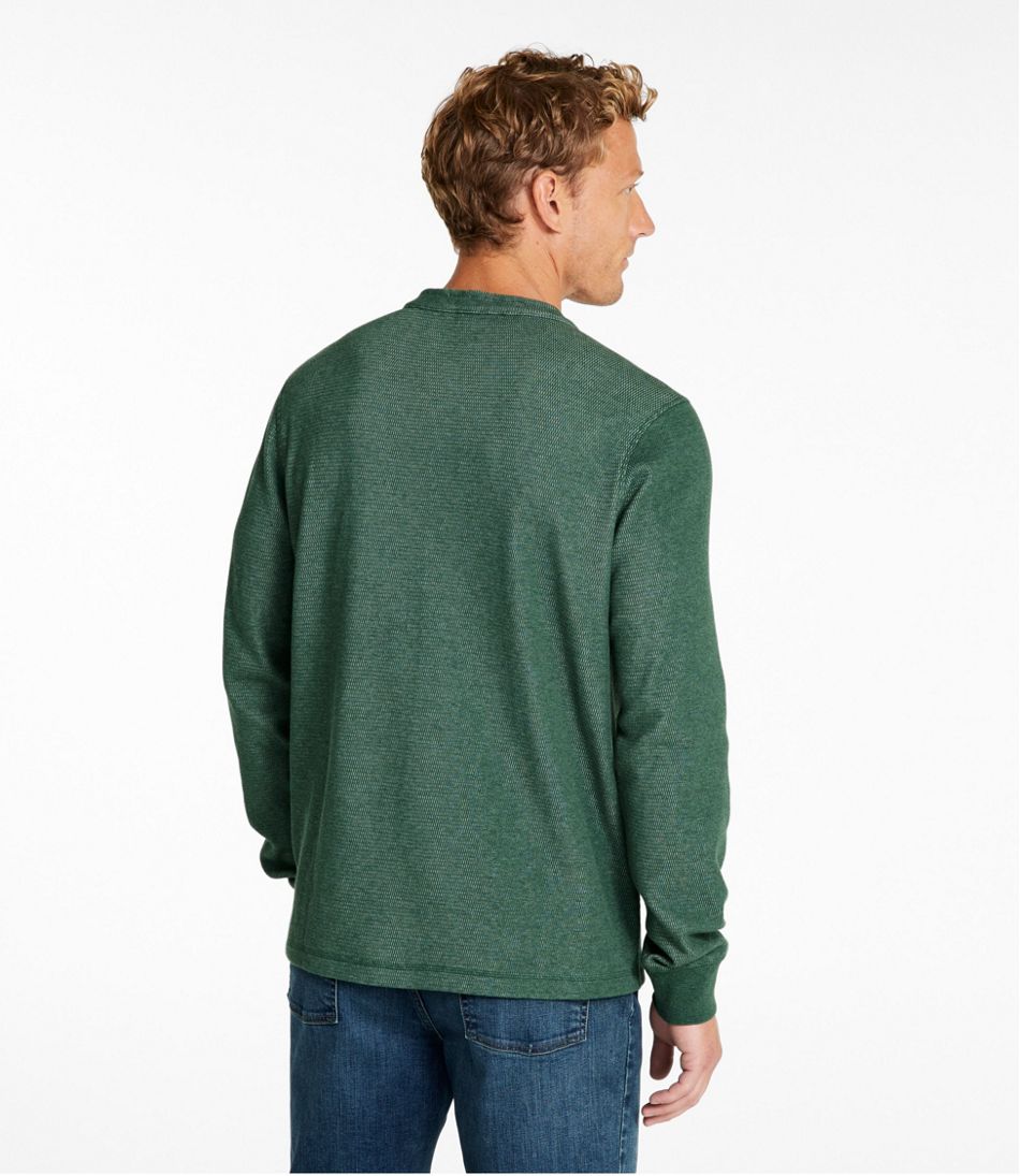 Men's Bean's Vintage Soft Knit Henley L.L.Bean Premium