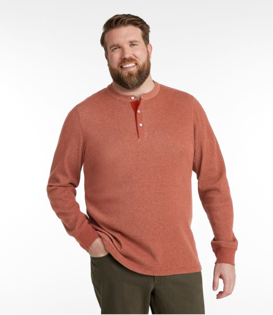 Men's Bean's Vintage Soft Knit Henley L.L.Bean Premium