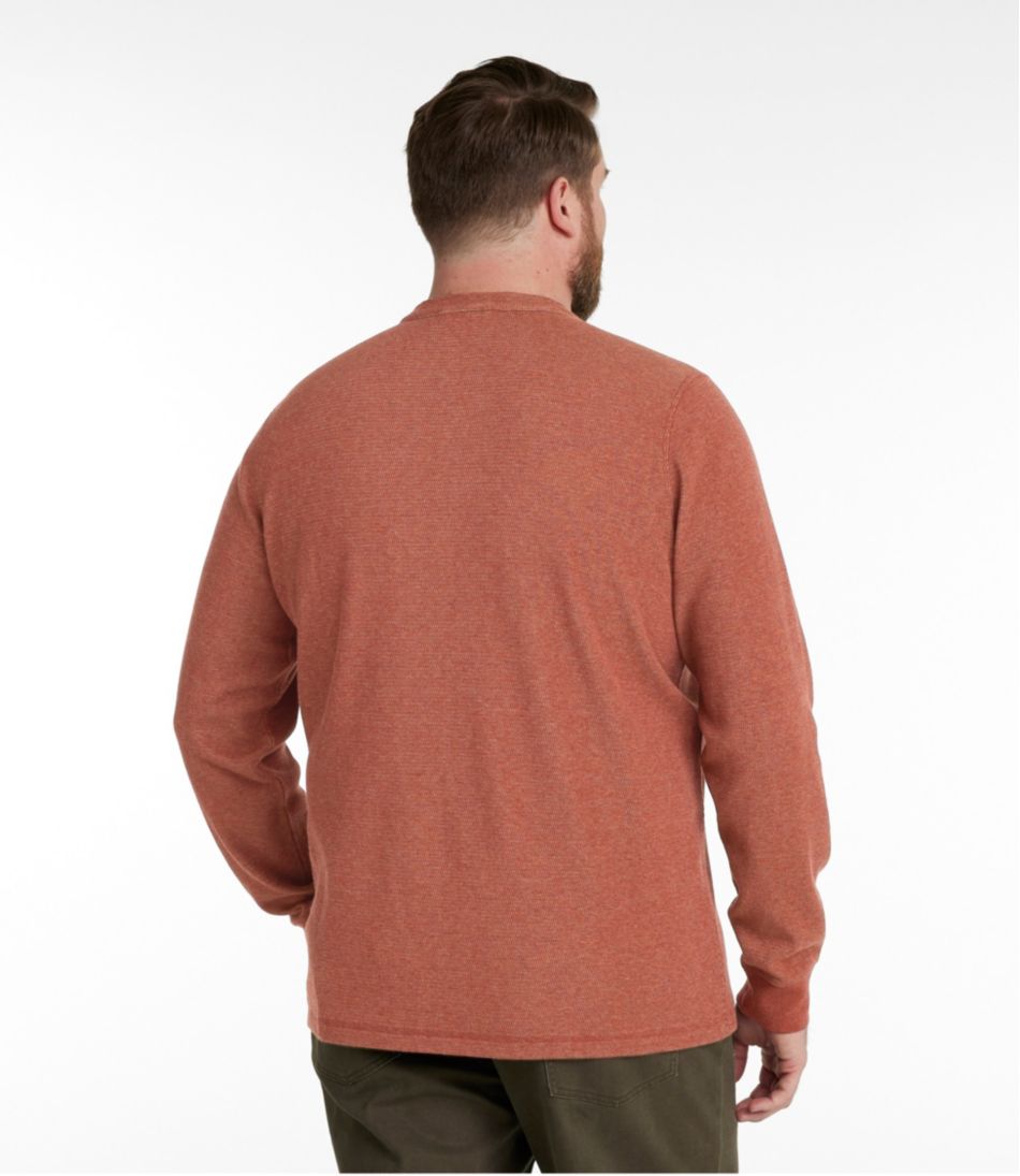Men's Bean's Vintage Soft Knit Henley L.L.Bean Premium