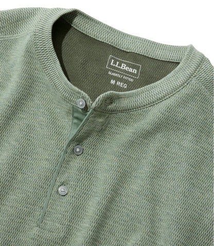 Men's Bean's Vintage Soft Knit Henley L.L.Bean Premium
