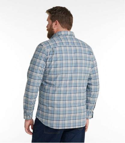 Men's Comfort Stretch® Oxford Shirt, Slightly Fitted Untucked Fit, Plaid L.L.Bean Trending