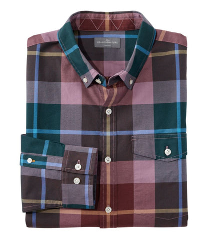 Men's Signature Premium Pima Cotton Oxford Shirt, Long-Sleeve L.L.Bean Recommended