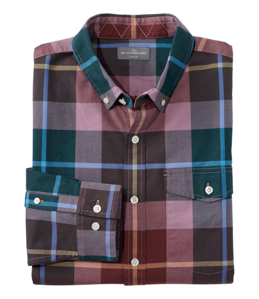 Men's Signature Premium Pima Cotton Oxford Shirt, Long-Sleeve L.L.Bean Recommended