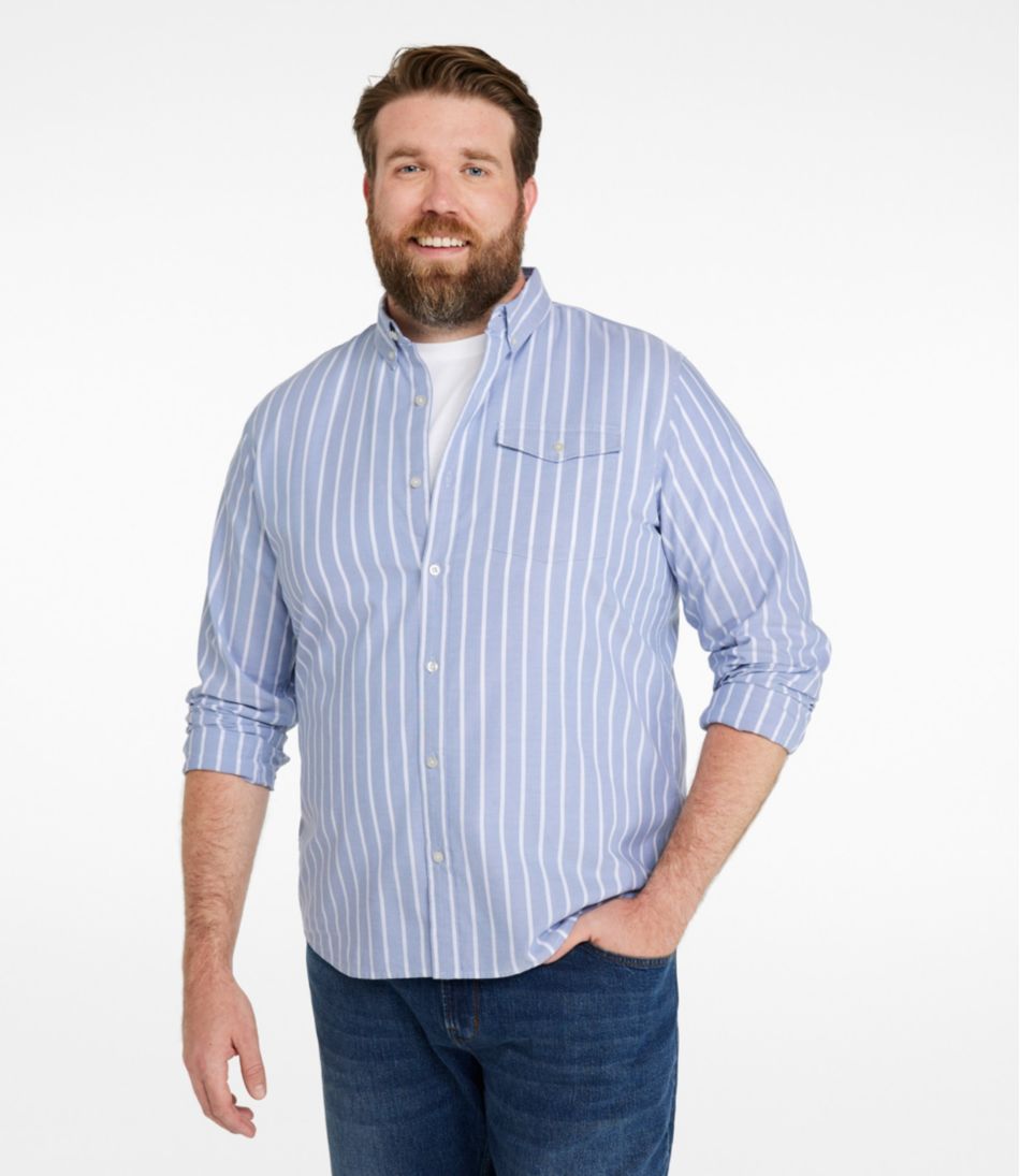 Men's Signature Premium Pima Cotton Oxford Shirt, Long-Sleeve L.L.Bean Recommended