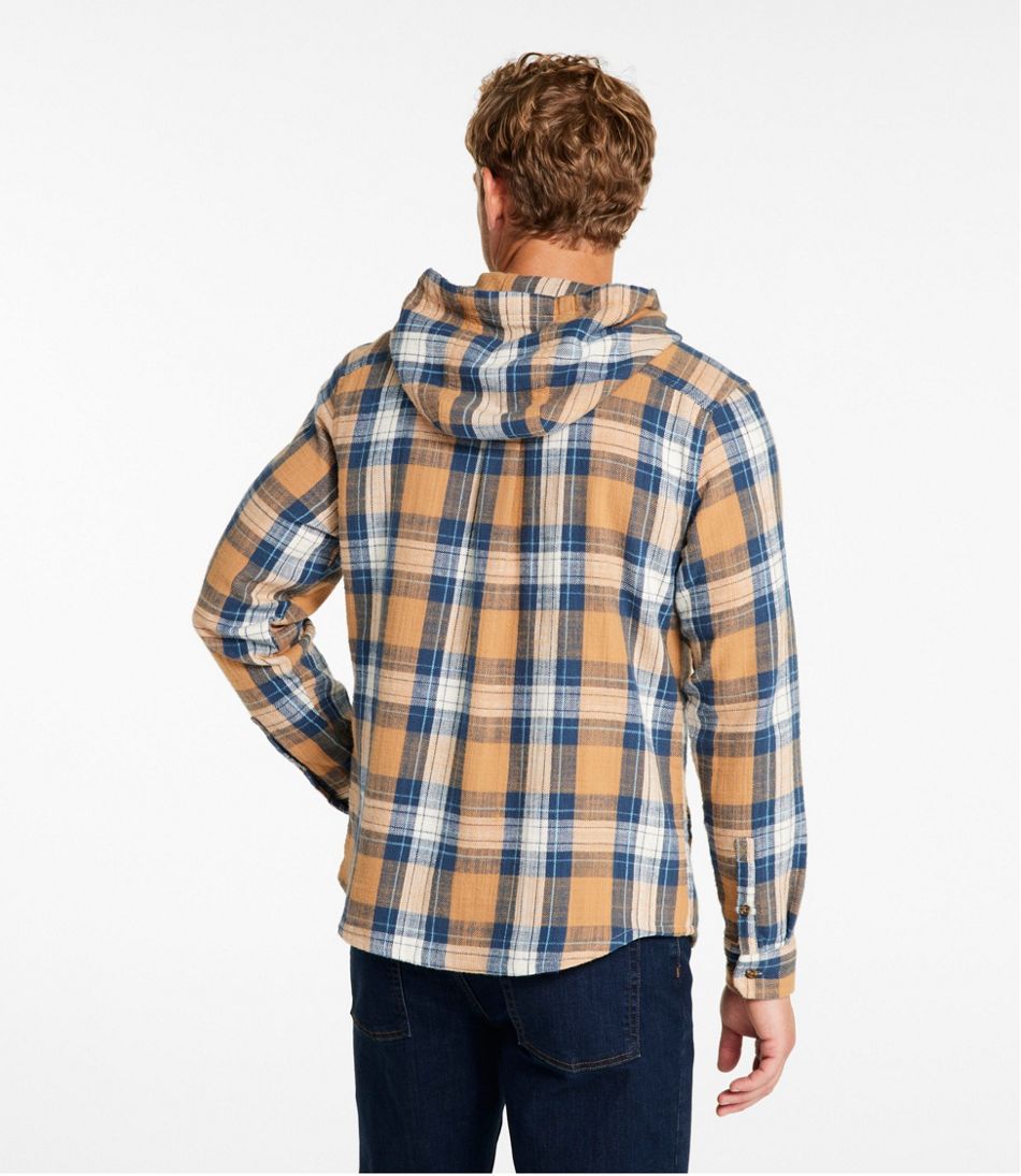 Men's 1912 Field Flannel Shirt, Hooded, Slightly Fitted Untucked Fit, Plaid L.L.Bean Essential