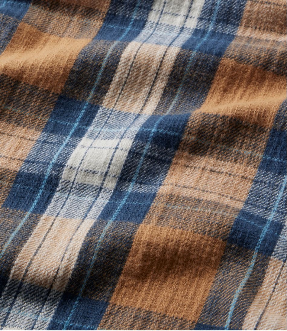 Men's 1912 Field Flannel Shirt, Hooded, Slightly Fitted Untucked Fit, Plaid L.L.Bean Essential