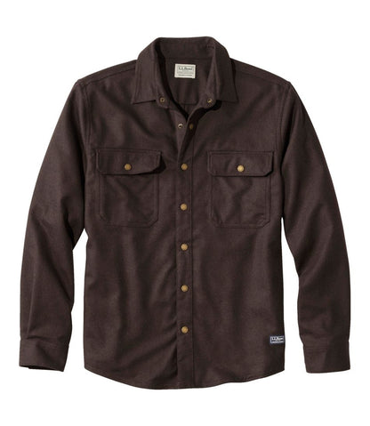 Men's Maine Guide Wool Field Shirt L.L.Bean New