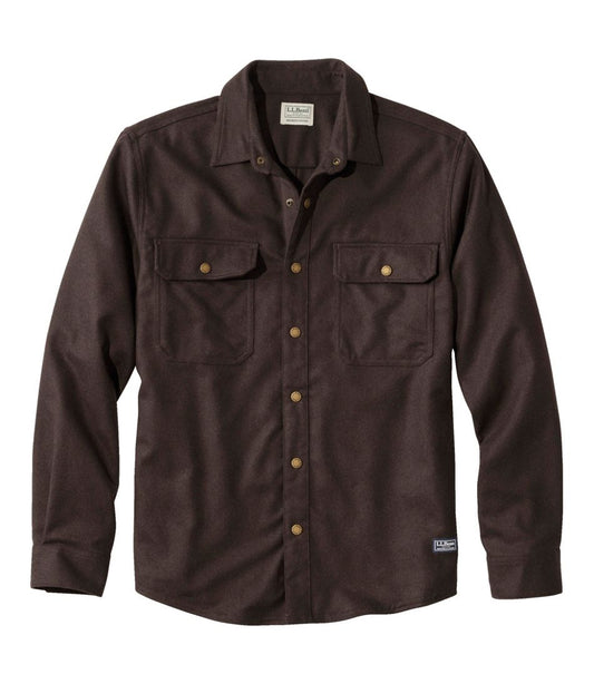 Men's Maine Guide Wool Field Shirt L.L.Bean New
