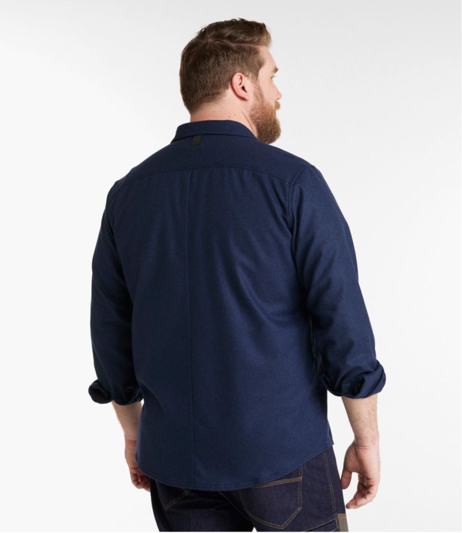 Men's Maine Guide Wool Field Shirt L.L.Bean New