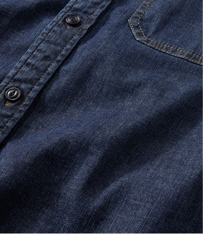 Men's BeanFlex® Denim Shirt, Traditional Untucked Fit L.L.Bean Featured