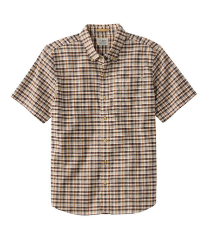 Men's Stonecoast Hemp Shirt, Short-Sleeve, Slightly Fitted Untucked Fit L.L.Bean Top Pick