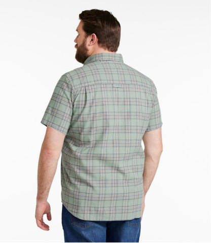 Men's Stonecoast Hemp Shirt, Short-Sleeve, Slightly Fitted Untucked Fit L.L.Bean Top Pick