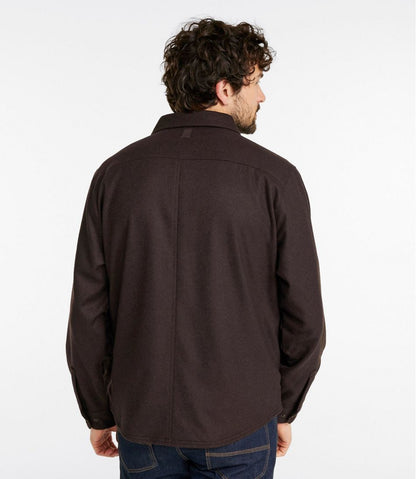 Men's Maine Guide Lightweight Lined Wool Field Shirt L.L.Bean Premium
