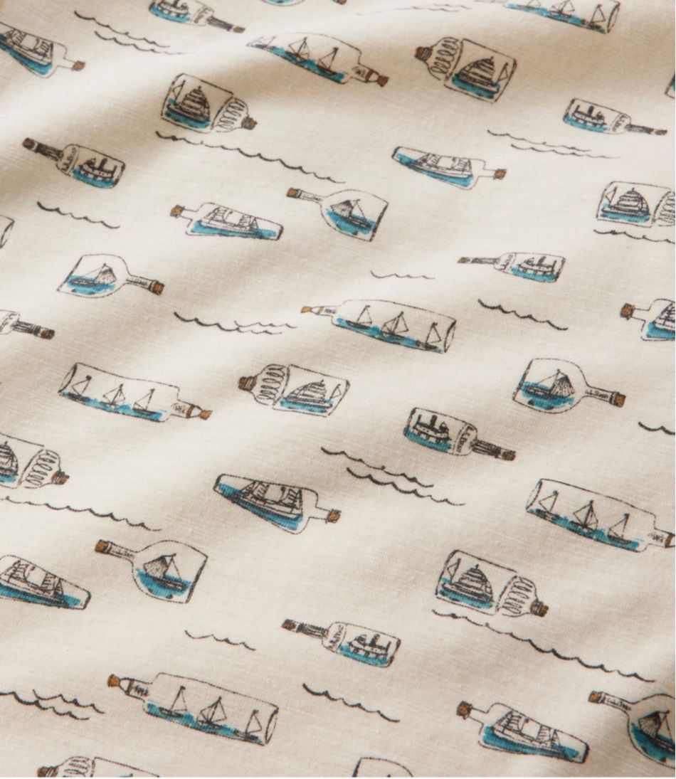 Men's Lakewashed Performance Shirts, Button-Front Shirt, Short-Sleeve, Print L.L.Bean New