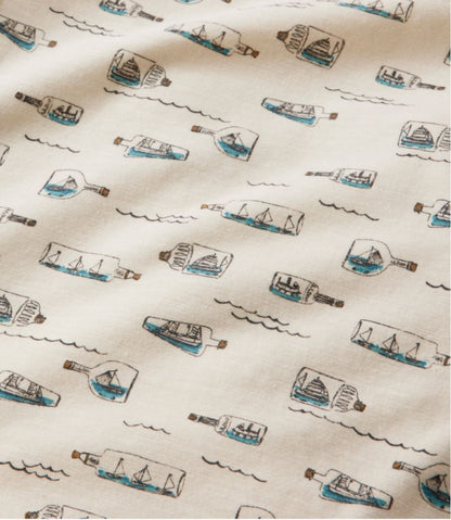 Men's Lakewashed Performance Shirts, Button-Front Shirt, Short-Sleeve, Print L.L.Bean New