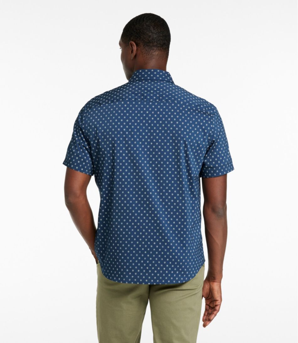 Men's Comfort Stretch Performance® Shirt, Short-Sleeve, Slightly Fitted Untucked Fit, Print L.L.Bean Popular