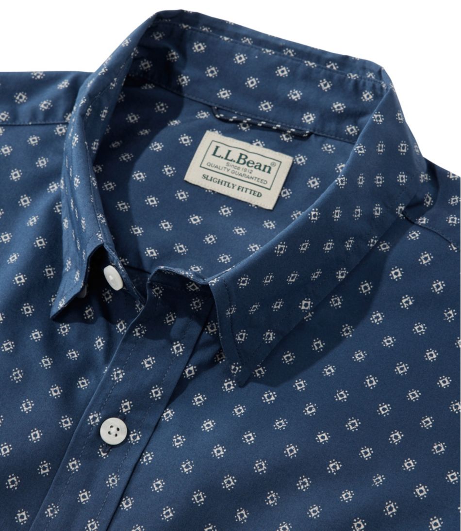 Men's Comfort Stretch Performance® Shirt, Short-Sleeve, Slightly Fitted Untucked Fit, Print L.L.Bean Popular