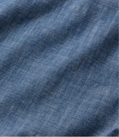 Men's Comfort Stretch® Chambray Shirt, Long-Sleeve, Slightly Fitted Untucked Fit L.L.Bean Trending