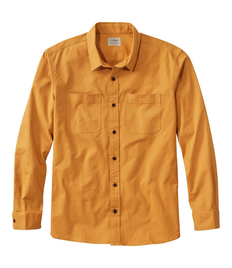 Men's BeanFlex® Twill Shirt, Traditional Untucked Fit, Long-Sleeve L.L.Bean Classic