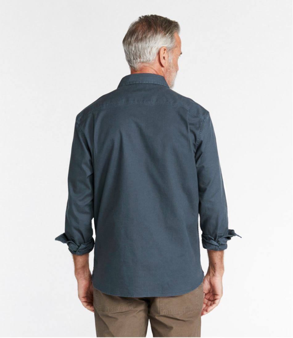 Men's BeanFlex® Twill Shirt, Traditional Untucked Fit, Long-Sleeve L.L.Bean Classic