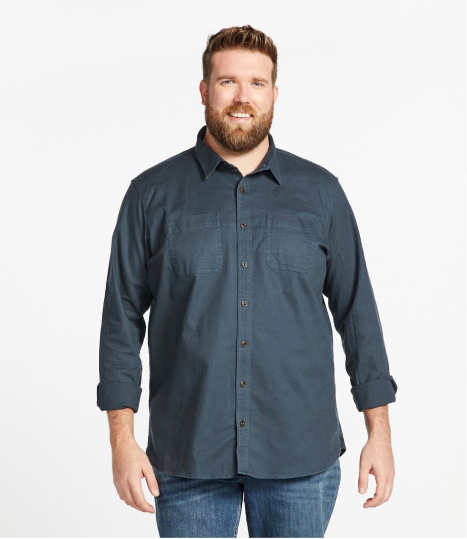 Men's BeanFlex® Twill Shirt, Traditional Untucked Fit, Long-Sleeve L.L.Bean Classic