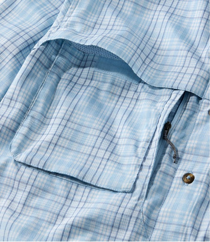 Men's Tropicwear Shirt, Plaid Long-Sleeve L.L.Bean New