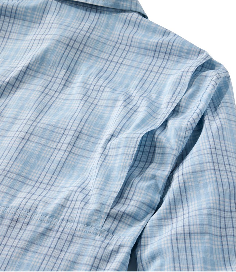 Men's Tropicwear Shirt, Plaid Long-Sleeve L.L.Bean New