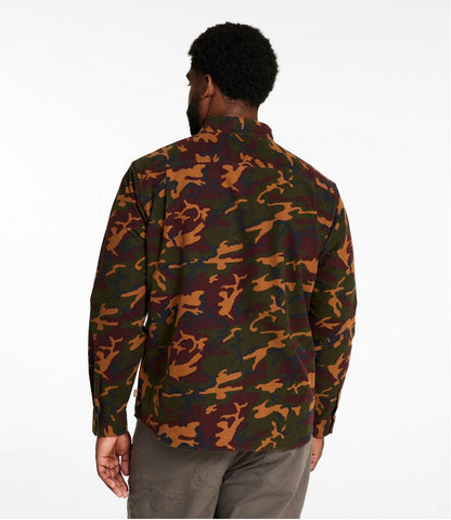 Men's Bean's Moleskin Shirt, Slightly Fitted Untucked Fit, Print L.L.Bean Featured