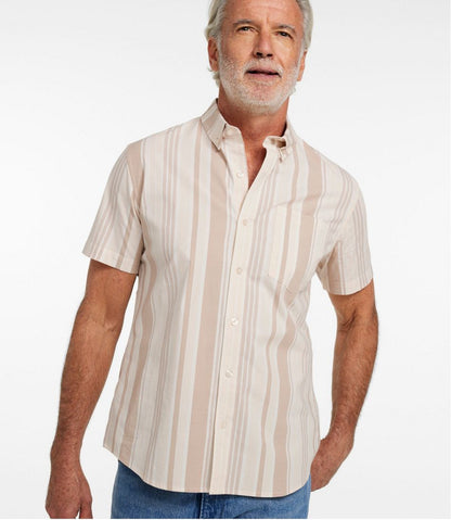 Men's Signature Stretch Poplin Shirt, Short-Sleeve, Slim Fit L.L.Bean Best Seller
