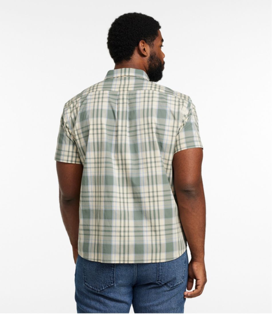 Men's Signature Stretch Poplin Shirt, Short-Sleeve, Slim Fit L.L.Bean Best Seller