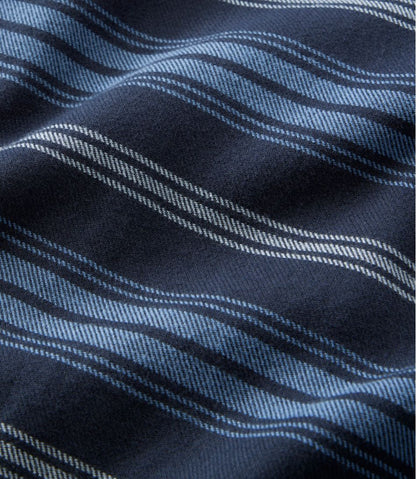 Men's Fleece-Lined Flannel Shirt, Traditional Fit, Stripe L.L.Bean Popular