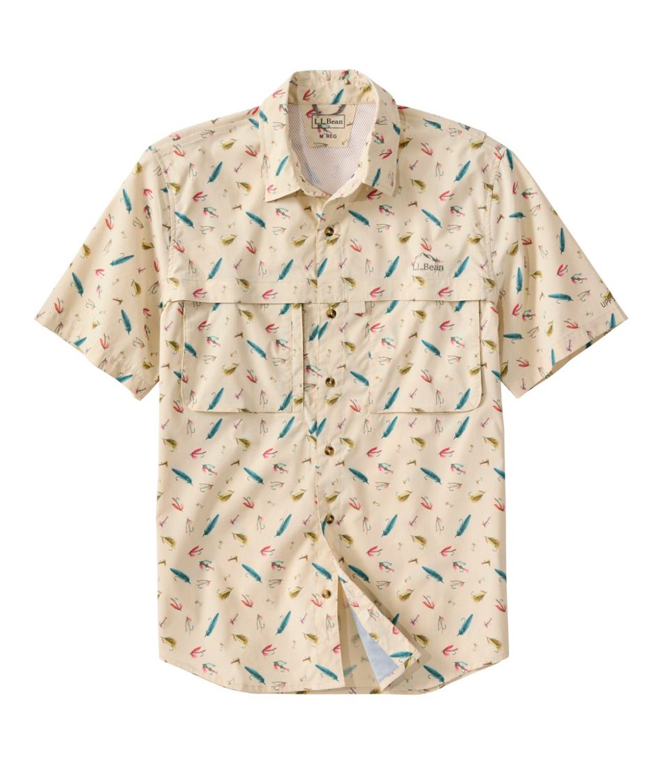 Men's Tropicwear Shirt, Short-Sleeve Print L.L.Bean Top Pick