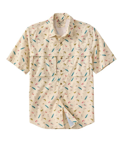 Men's Tropicwear Shirt, Short-Sleeve Print L.L.Bean Top Pick