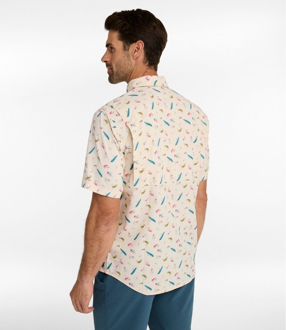 Men's Tropicwear Shirt, Short-Sleeve Print L.L.Bean Top Pick