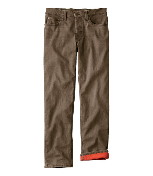 Men's BeanFlex® Jeans, Standard Athletic Fit, Fleece-Lined L.L.Bean Recommended
