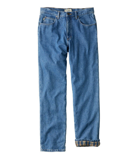 Men's Double L® Jeans, Classic Fit, Flannel-Lined L.L.Bean Essential