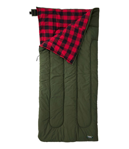 Adults' L.L.Bean Flannel Lined Camp Sleeping Bag, 20° L.L.Bean Featured