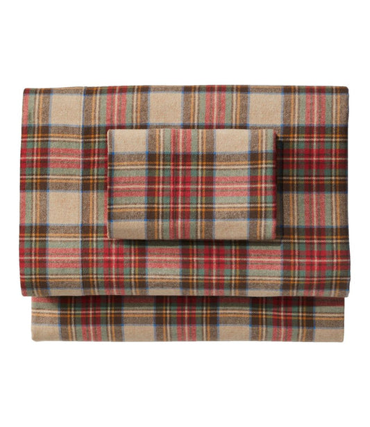 Heritage Chamois Flannel Sheet Collection, Plaid L.L.Bean Essential