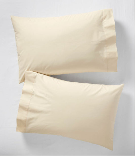 280-Thread-Count Pima Cotton Percale Pillowcases, Set of Two L.L.Bean Everyday