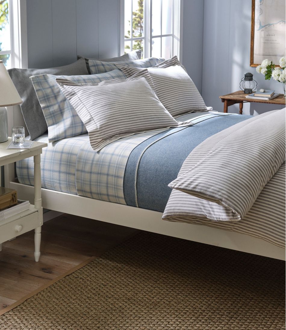 Ultrasoft Comfort Flannel Sheet Set, Plaid L.L.Bean Popular
