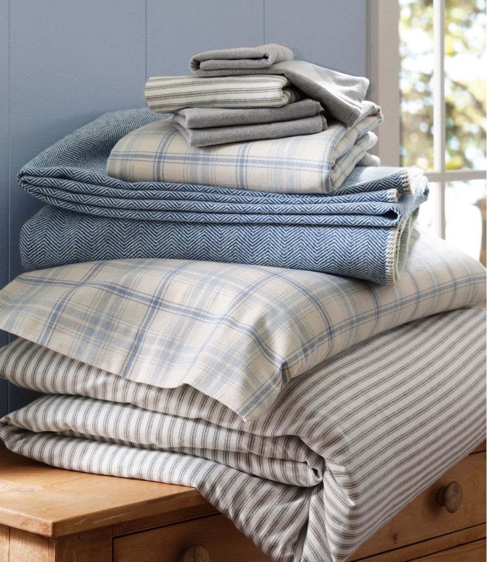 Ultrasoft Comfort Flannel Sheet Set, Plaid L.L.Bean Popular