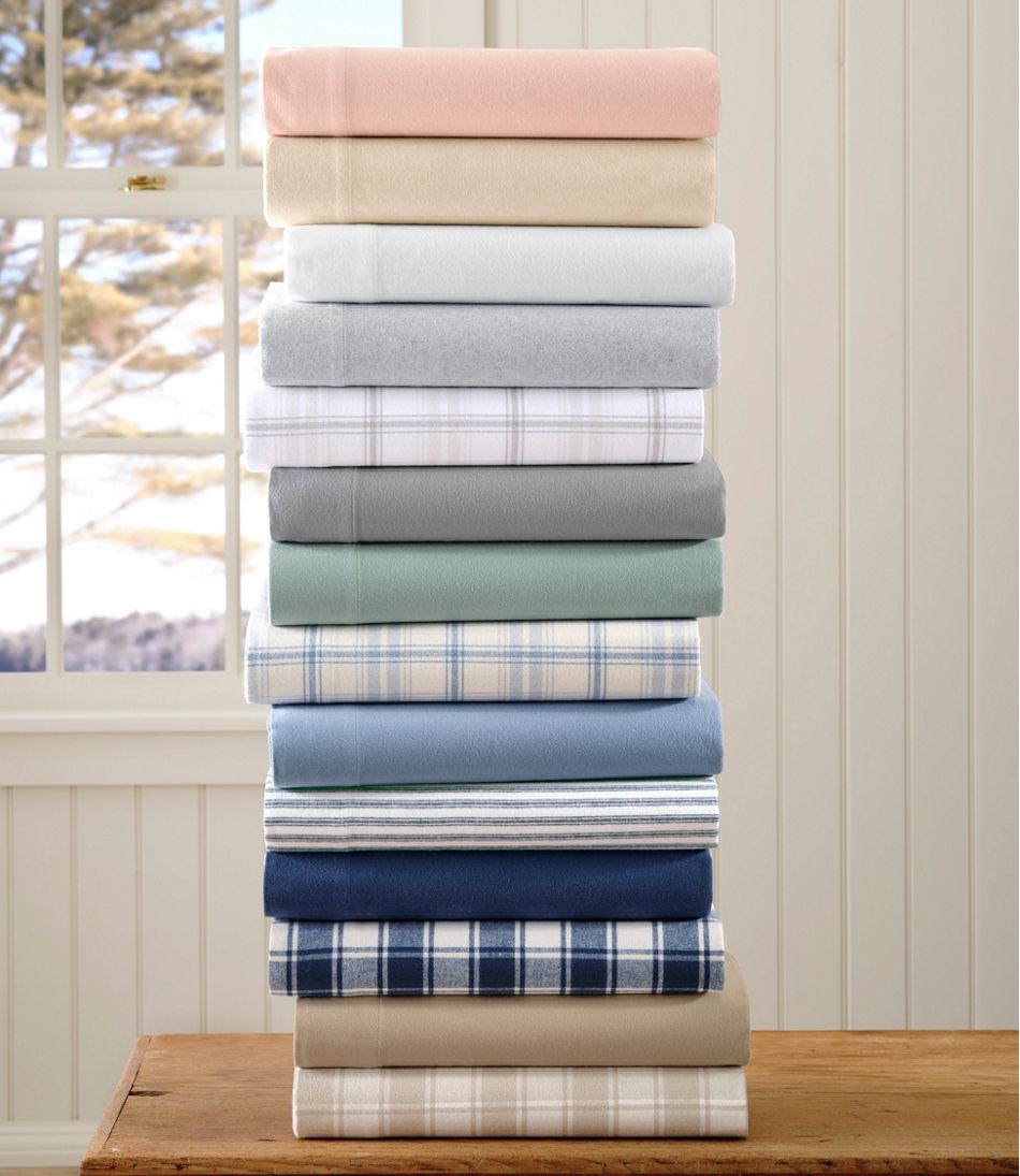 Ultrasoft Comfort Flannel Sheet Set, Plaid L.L.Bean Popular