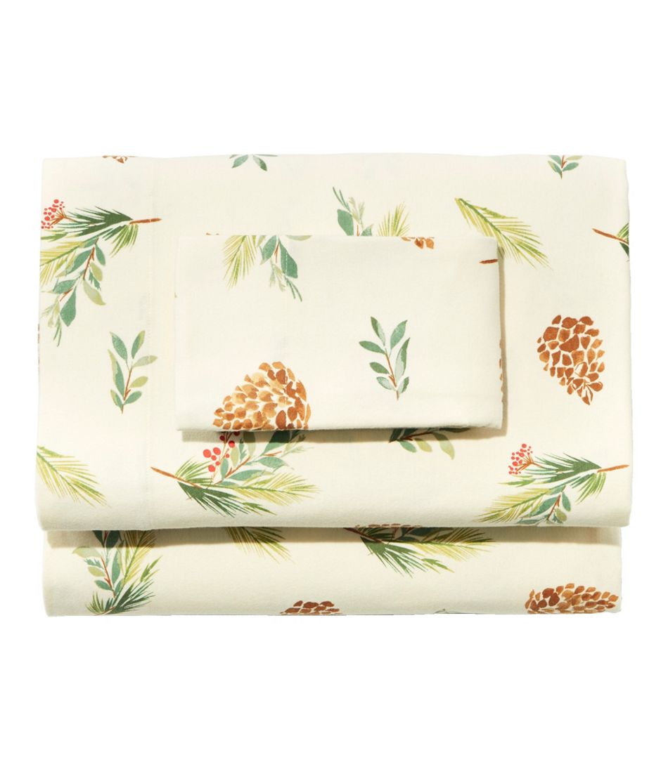Evergreen Flannel Sheet Collection L.L.Bean Essential