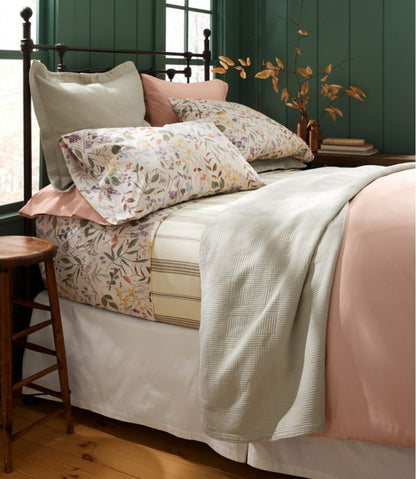 280-Thread-Count Pima Cotton Percale Comforter Cover Collection L.L.Bean Trending