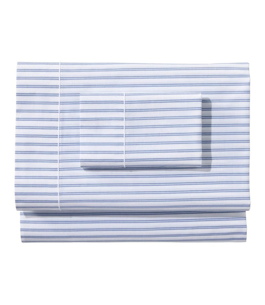 Premium Egyptian Percale Sheet Collection, Stripe L.L.Bean Top Pick