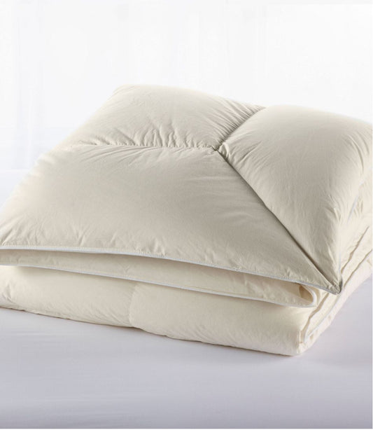 Permabaffle Box Goose Down Comforter, Warmer L.L.Bean New