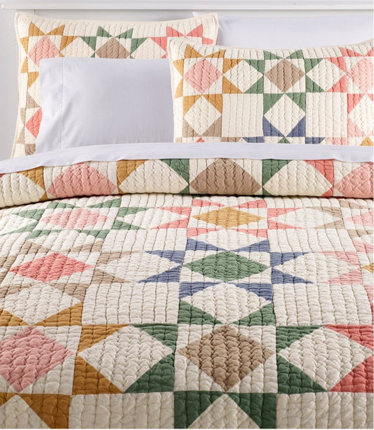 North Star Patchwork Quilt Collection L.L.Bean Featured