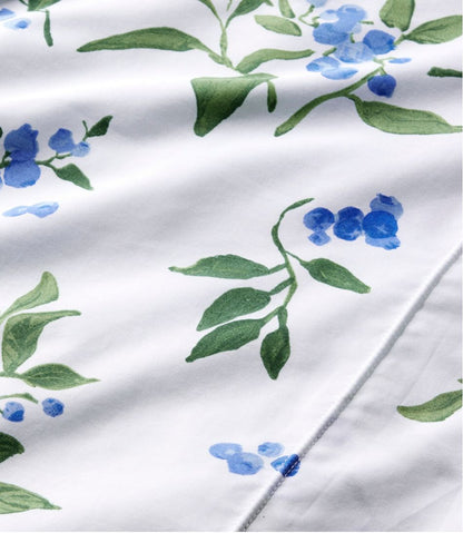 Jess Franks Blueberry Print Percale Sheet Set Collection L.L.Bean Premium